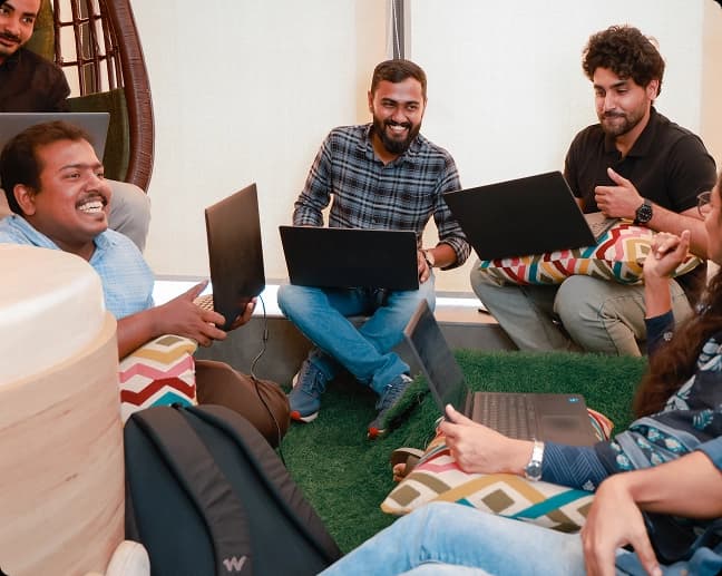 Team working together