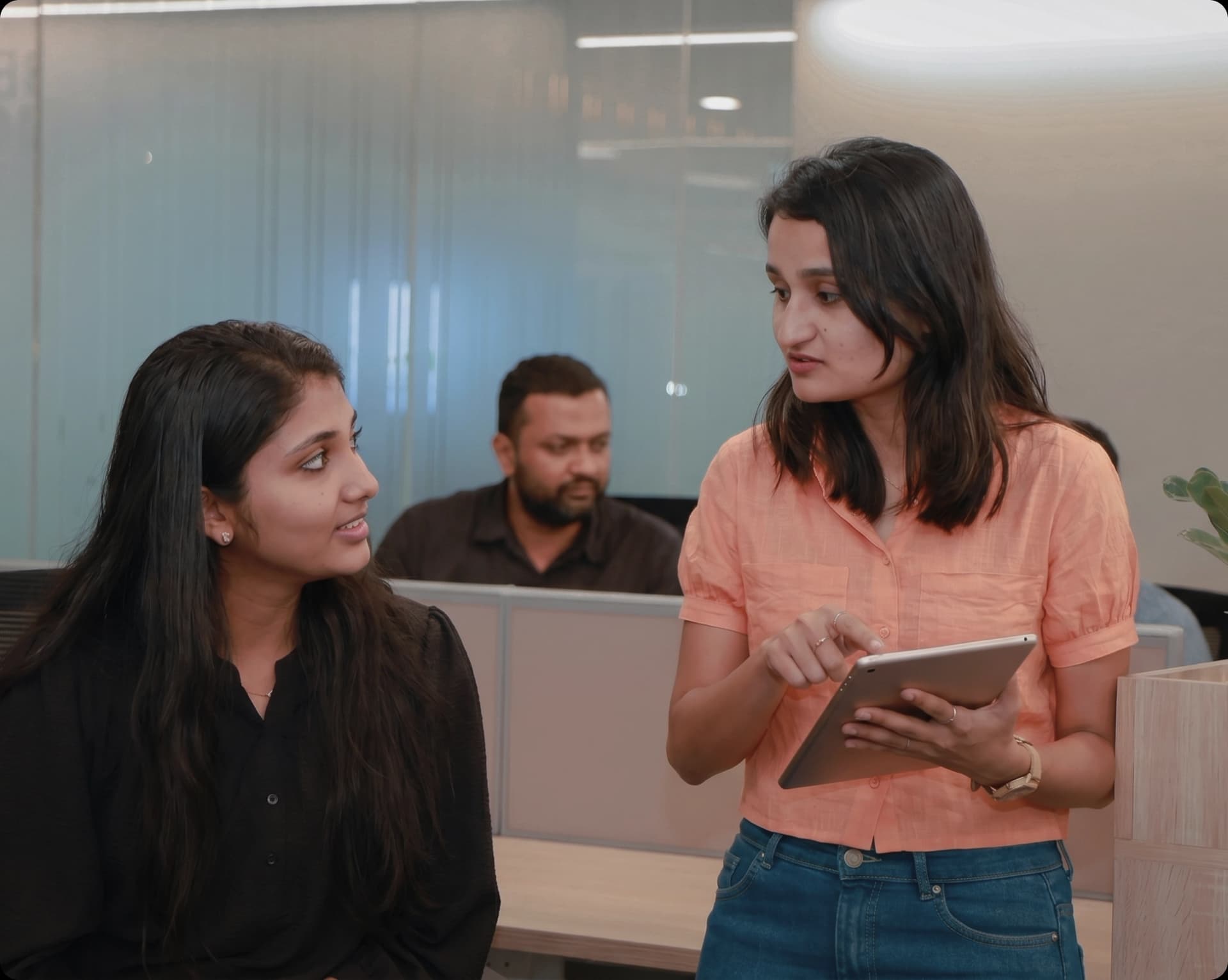Team working together